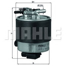 Load image into Gallery viewer, מסנן דלק MAHLE לניסאן NV200 / ניסאן QASHQAI 2007-2026