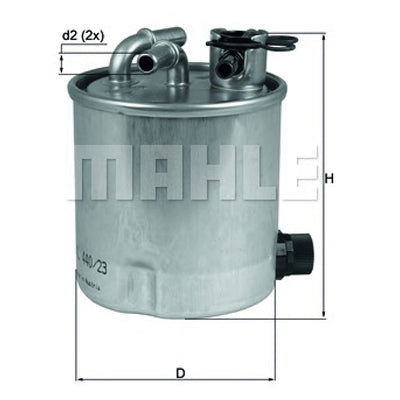 מסנן דלק MAHLE לניסאן NV200 / ניסאן QASHQAI 2009-2026