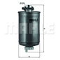 מסנן דלק MAHLE לפולקסווגן TRANSPORTER-T3-VAN / פולקסווגן BORA 1995-2004