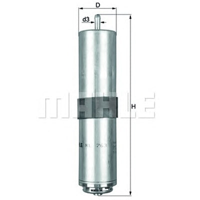 מסנן דלק MAHLE לב.מ.וו 3-SERIES / ב.מ.וו X1 2005-2026