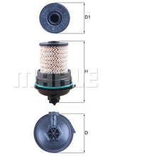 טען תמונה למציג הגלריה, מסנן דלק MAHLE לרנו משאית ESPACE / פיג'ו EXPERT 2015-2026