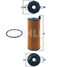 טען תמונה למציג הגלריה, מסנן שמן MAHLE לאאודי Q7 / פולקסווגן TOUAREG 2003-2015