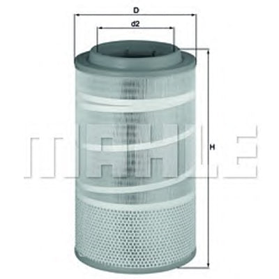 מסנן אוויר MAHLE לדאף CF 1990-2026