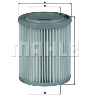 מסנן אוויר MAHLE להונדה STREAM / הונדה FR 2001-2007