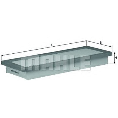 מסנן אוויר MAHLE לסיטרואן C4 / סיטרואן C5 2008-2026
