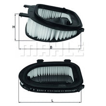 טען תמונה למציג הגלריה, מסנן אוויר MAHLE לב.מ.וו X5 / ב.מ.וו X3 2010-2026