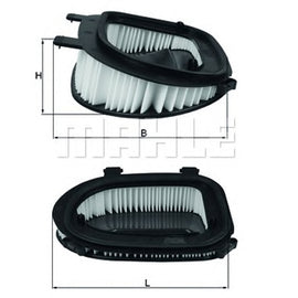 מסנן אוויר MAHLE לב.מ.וו X5 / ב.מ.וו X3 2010-2026