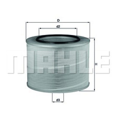 מסנן אוויר MAHLE למרצדס AXOR 1990-2026