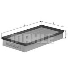 Load image into Gallery viewer, מסנן אוויר MAHLE לסקודה OCTAVIA / פולקסווגן GOLF 1996-2011