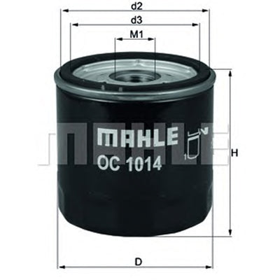 מסנן שמן MAHLE לוולבו XC60 / וולבו S80 2010-2026