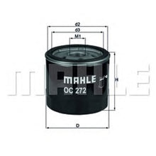 Load image into Gallery viewer, מסנן שמן MAHLE לפיאט PUNTO / פיאט GRANDE-PANDA 1999-2011