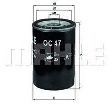 Load image into Gallery viewer, מסנן שמן MAHLE לפולקסווגן TRANSPORTER-T3-VAN / פולקסווגן GOLF 1990-2026