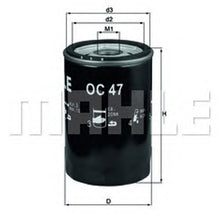 Load image into Gallery viewer, מסנן שמן MAHLE לפולקסווגן TRANSPORTER-T3-VAN / פולקסווגן GOLF 1990-2004