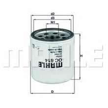 Load image into Gallery viewer, מסנן שמן MAHLE לשברולט CAPTIVA / סוזוקי GRAND-VITARA 2008-2026