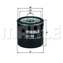 טען תמונה למציג הגלריה, מסנן שמן MAHLE לשברולט AVEO / אופל ASTRA 1997-2006