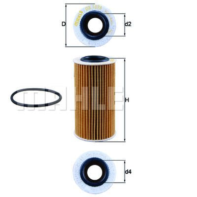 מסנן שמן MAHLE לאאודי Q7 / אאודי Q8 2013-2026