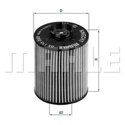 מסנן שמן פנימי MAHLE לאופל CORSA / אופל ASTRA 1996-2026