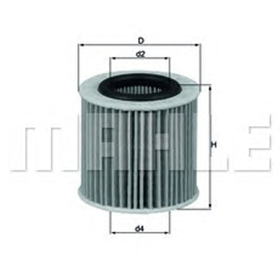 מסנן שמן MAHLE לפולקסווגן POLO / אאודי A8 2003-2026