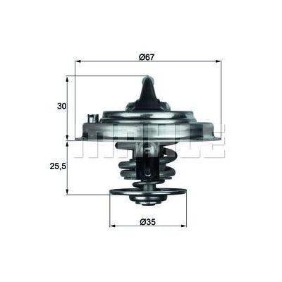 תרמוסטט MAHLE לאאודי A4 / אאודי A6 1994-2010 ועוד 4 דגמים