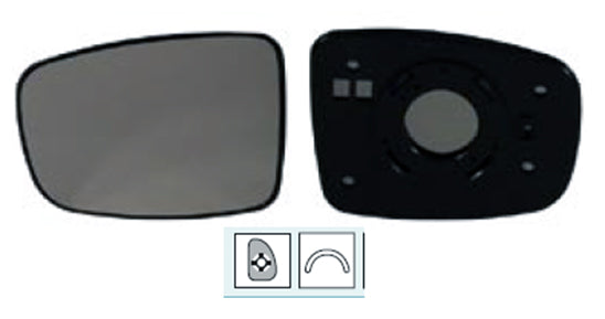 זכוכית מראה שמאלי ליונדאי I10 2008-2011