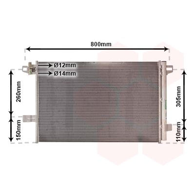 מעבה מזגן NRF לפולקסווגן T6 / פולקסווגן TRANSPORTER-T3-VAN 2015-2026