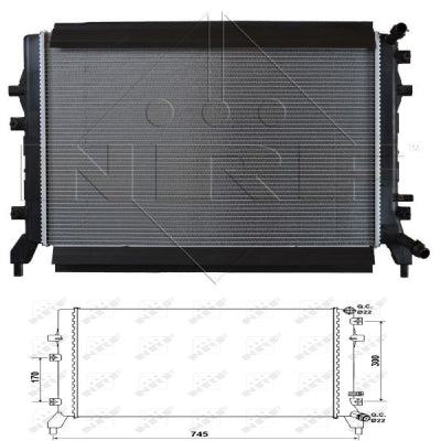מצנן NRF לסקודה OCTAVIA / סקודה YETI 2007-2026