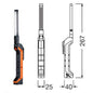 פנס עבודה לד למכונאי 27סמ נטען OSRAM