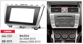 פנל התקנה 2 DIN למזדה 6 2008+