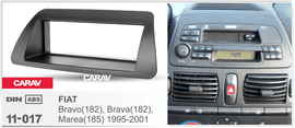 פנל התקנה 1 DIN לפיאט BRAVO 1995–2001