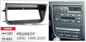 פנל התקנה 1 DIN לפיגו 406 1995–2005
