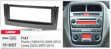 Load image into Gallery viewer, פנל התקנה 1 DIN לפיאט PUNTO 2005+