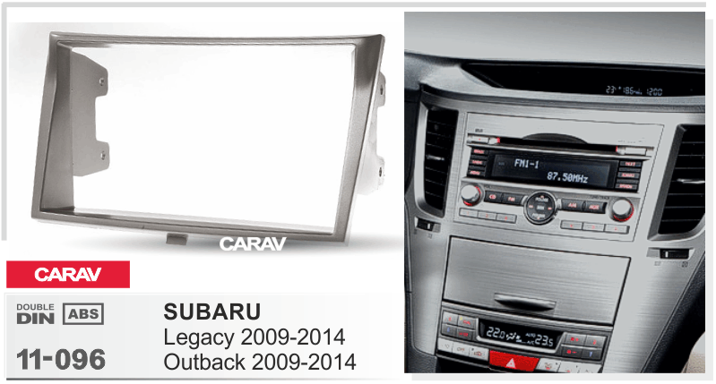 פנל התקנה 2 DIN לסובארו LEGACY 2009+