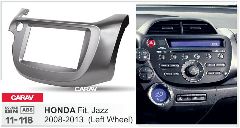 פנל התקנה 2 DIN להונדה JAZZ 2008+