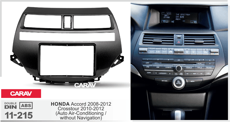 פנל התקנה 2 DIN להונדה ACCORD 2008+