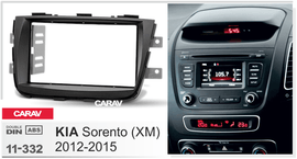 פנל התקנה 2 DIN לקיה SORENTO 2012+