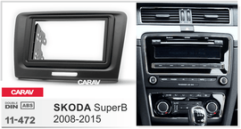 פנל התקנה 2 DIN לסקודה SUPERB 2008+