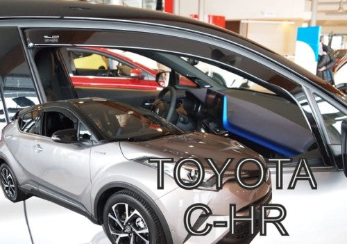 מגן רוח הדבקה טויוטה CHR 2017-2023 4 חלקים
