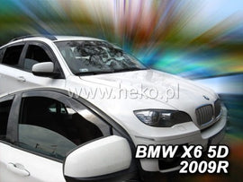 מגן רוח הדבקה ב.מ.וו X6 E71 2007-2014 4 חלקים