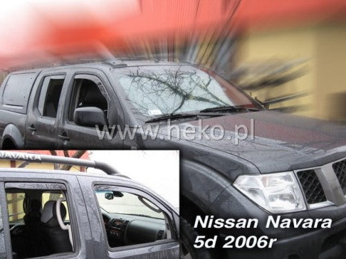 מגן רוח השחלה ניסן נברה פיקאפ D40 2005-2012 4 חלקים