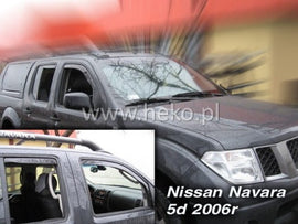 מגן רוח השחלה ניסן נברה פיקאפ D40 2005-2012 4 חלקים