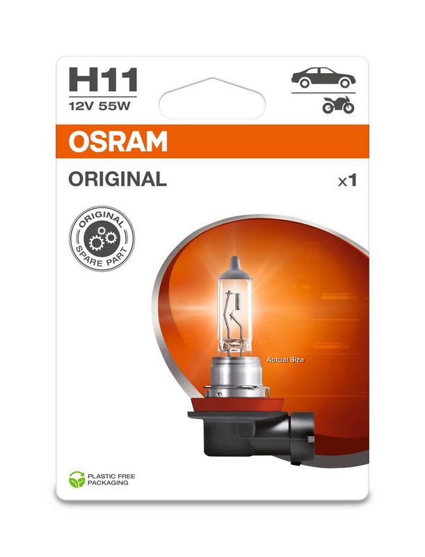 נורה הלוגן H11 12V/55W תליה  * 64211-1BL