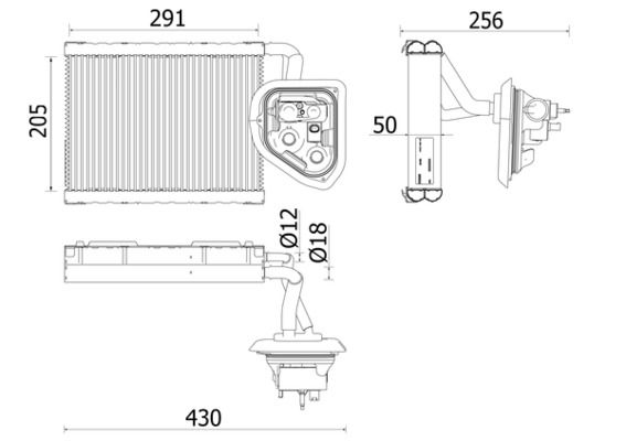 מאייד מזגן במוו G30 F90 מ 17 פנימי AE 160 000P
