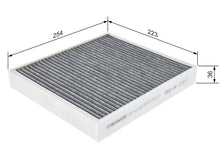 טען תמונה למציג הגלריה, מסנן מזגן פחמי VW/SEAT/AUDI 2008-2015 1 987 435 502
