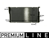 רדיאטורBMW סידרה 3 F30/31/34/21 12< CR 1909 000P