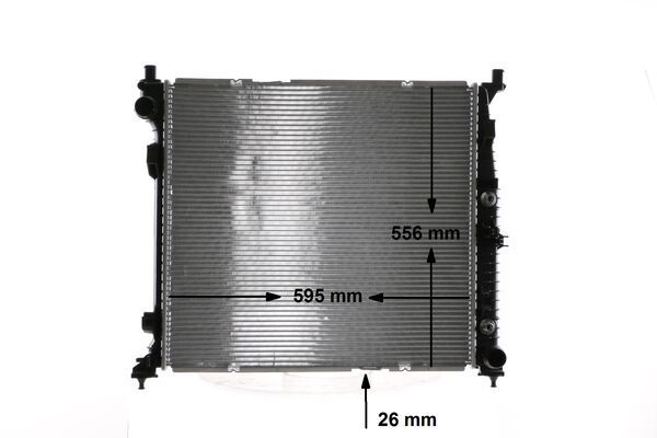 רדיאטור מרצדס W166-X166 350 ML 2011-2019 CR 1906 000S