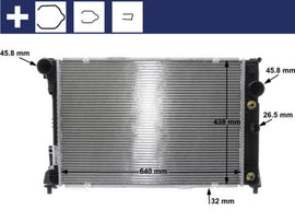 רדיאטור MB W204<11 מנוע 651  * CR 1176 000S