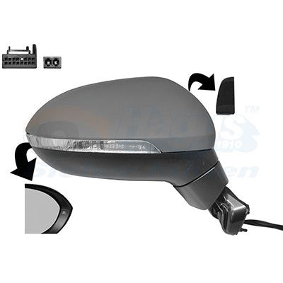 מראה צד ימני null לפולקסווגן PASSAT 2015-2022