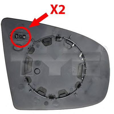 זכוכית מראה שמאלי לב.מ.וו X5 / ב.מ.וו X6 2008-2026