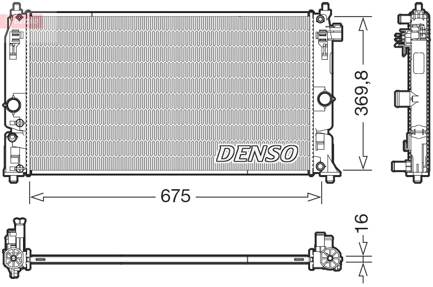מצנן לטויוטה PRIUS / טויוטה COROLLA 2015-2026