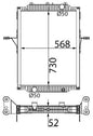 מצנן לאלפא רומיאו TONALE / וולוו FL 1990-2026